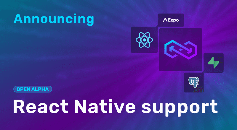 Featured image for "Announcing The PowerSync React Native Client SDK"