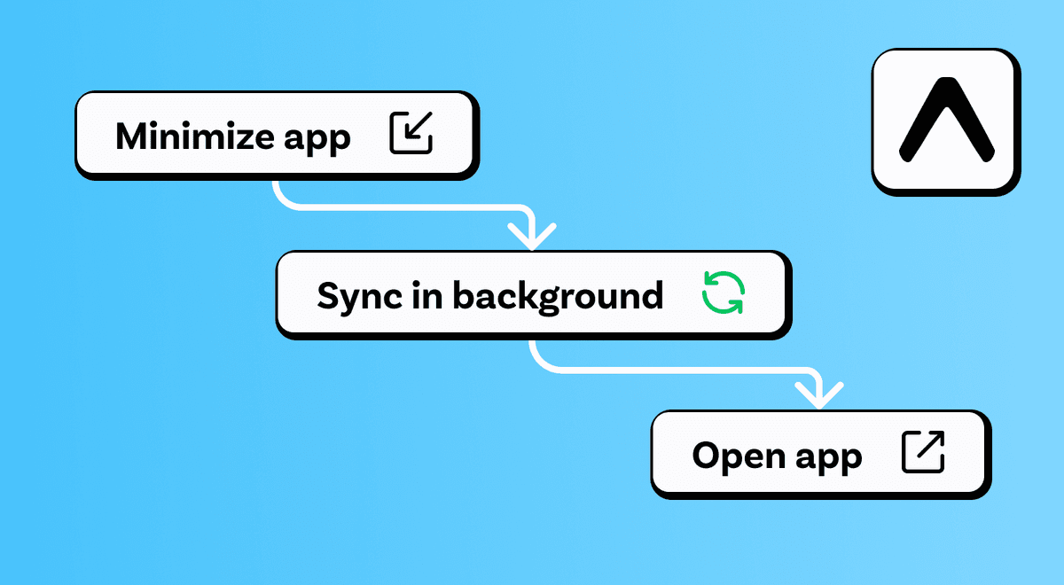 Thumbnail for "Keep Background Apps Fresh with Expo Background Tasks and PowerSync"